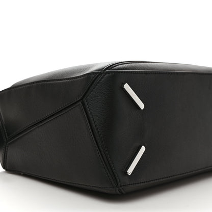 Loewe Calfskin Medium Puzzle Bag Black 7 of 8