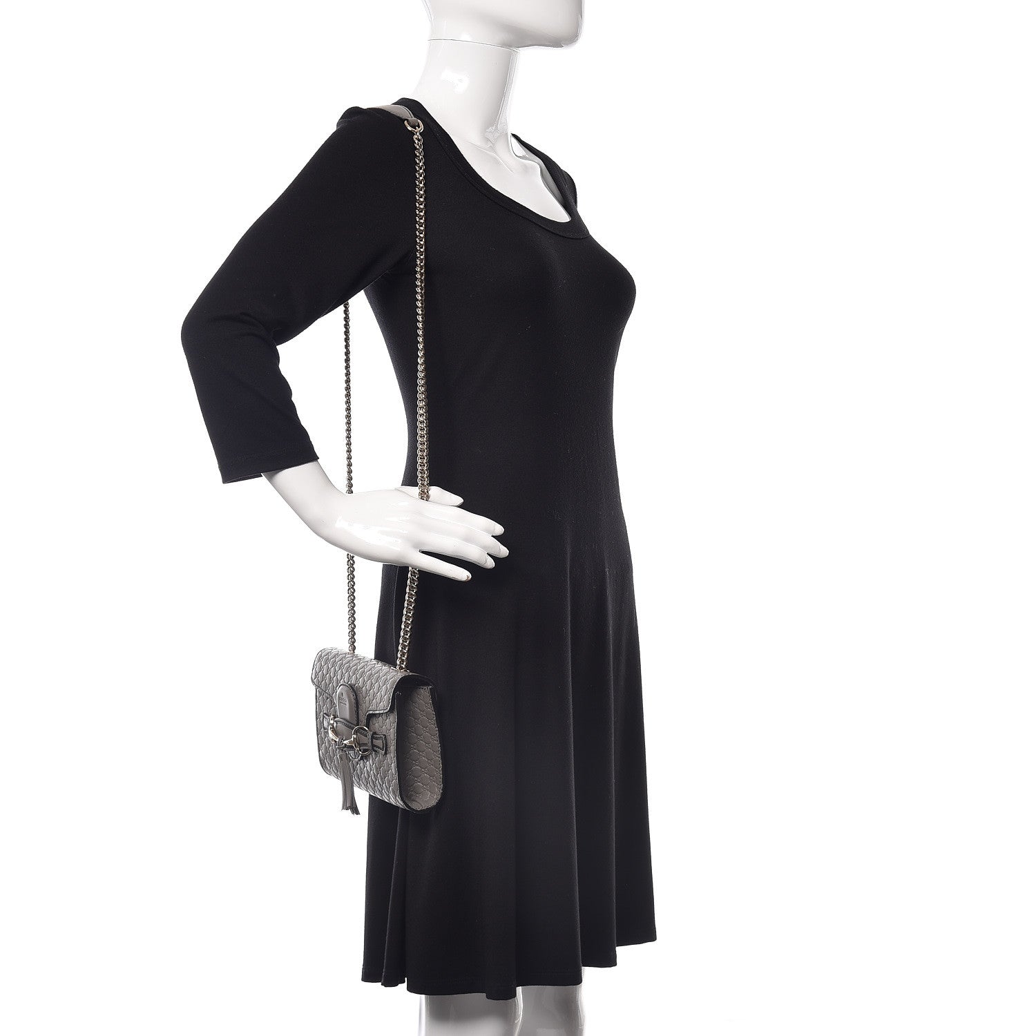 Gucci Soft Microguccissima Mini Emily Chain Shoulder Bag Loess 2 of 9