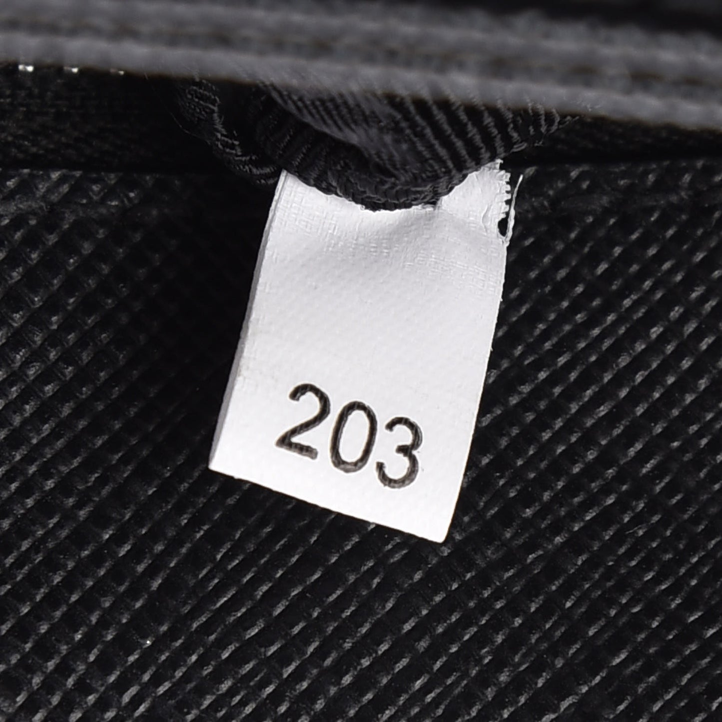 Saffiano Tessuto Nylon Chain Shoulder Bag Black