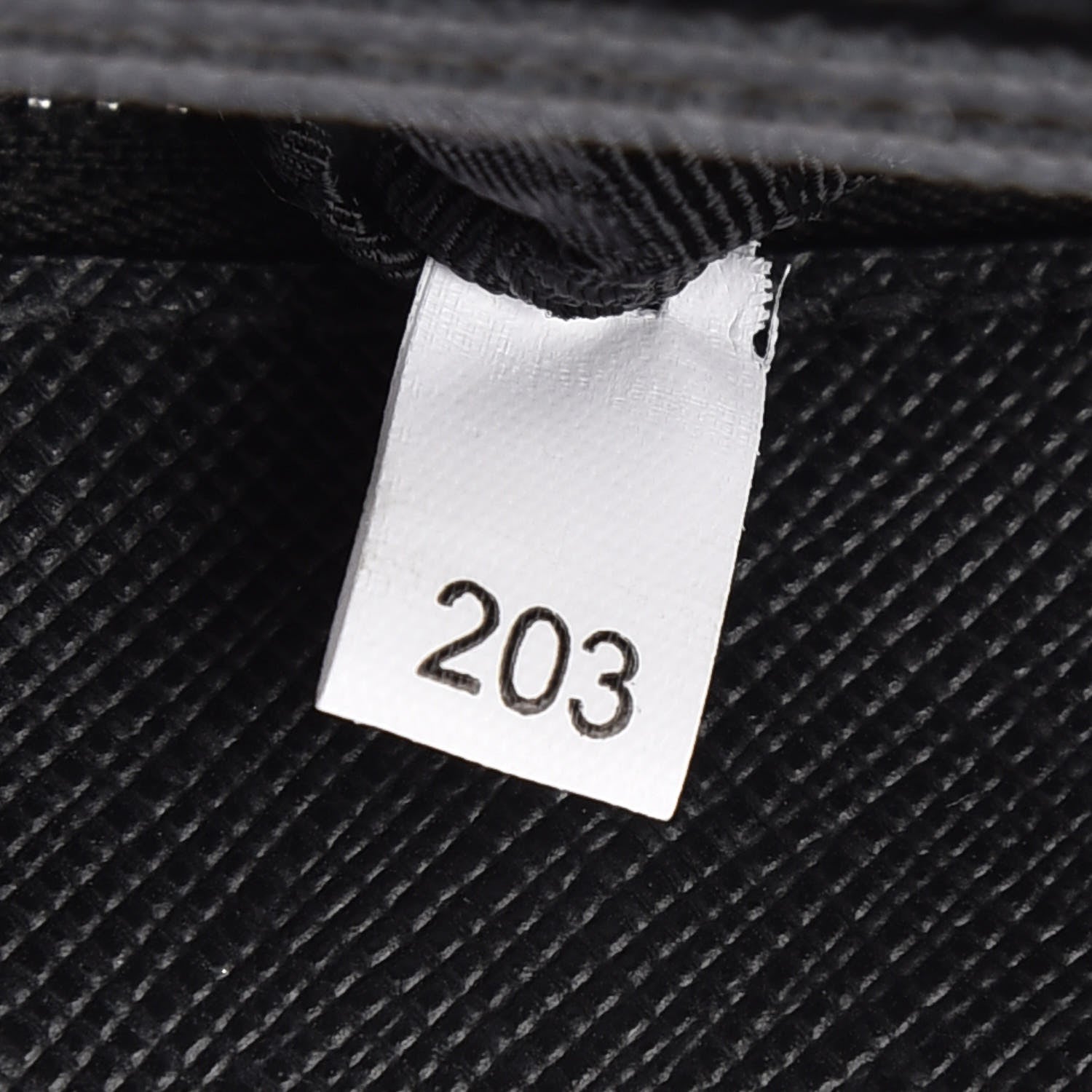 Prada Saffiano Tessuto Nylon Chain Shoulder Bag Black 9 of 9