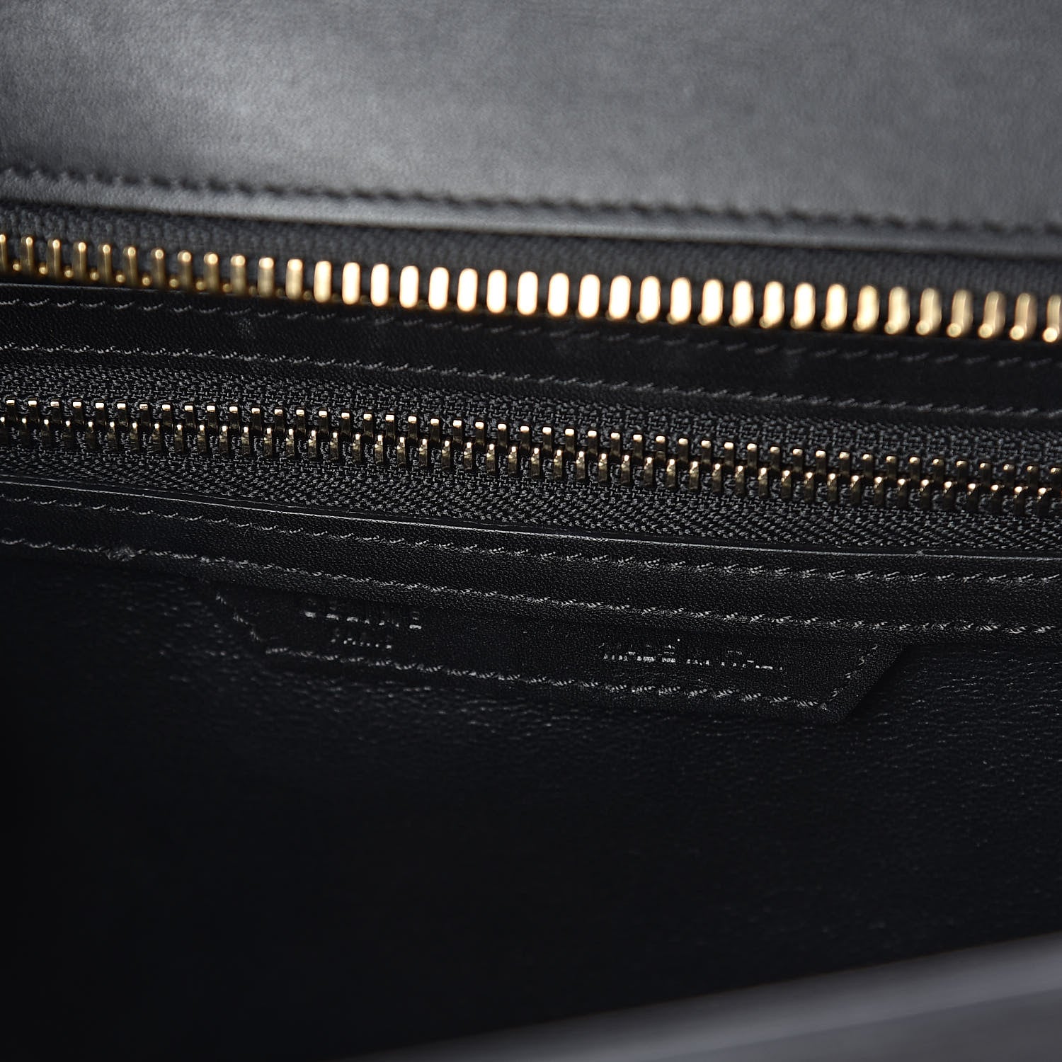 Celine Smooth Calfskin Micro Luggage Black 6 of 8