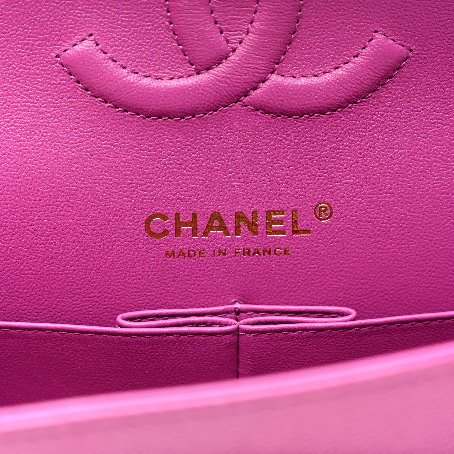 Chanel Caviar Quilted Medium Double Flap Purple 6 of 11