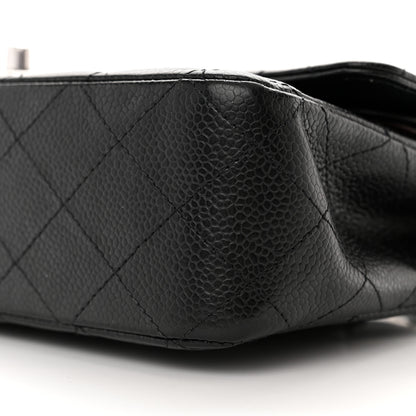 Chanel Caviar Quilted Medium Double Flap Black 10 of 16