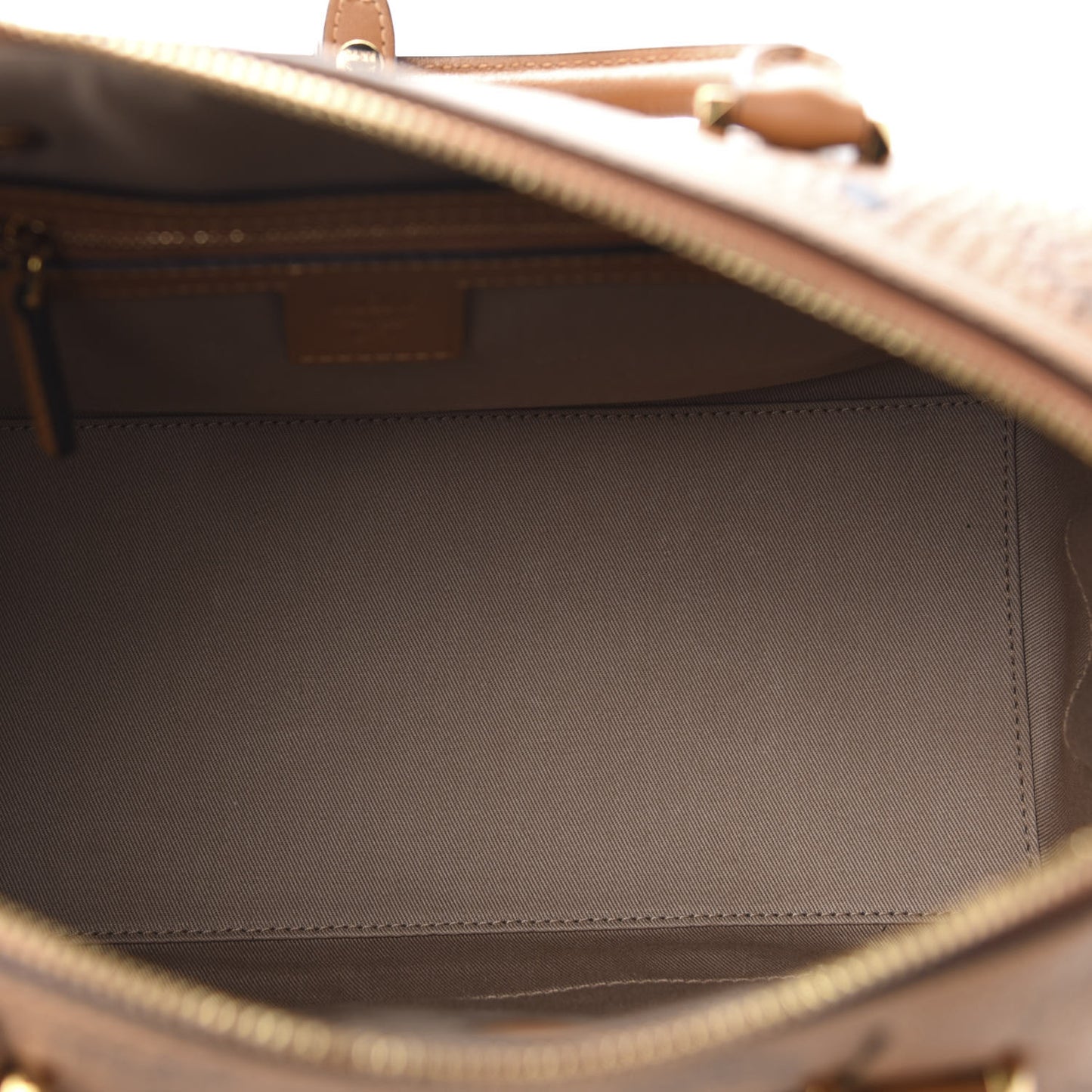 Visetos Medium Boston Bag Cognac