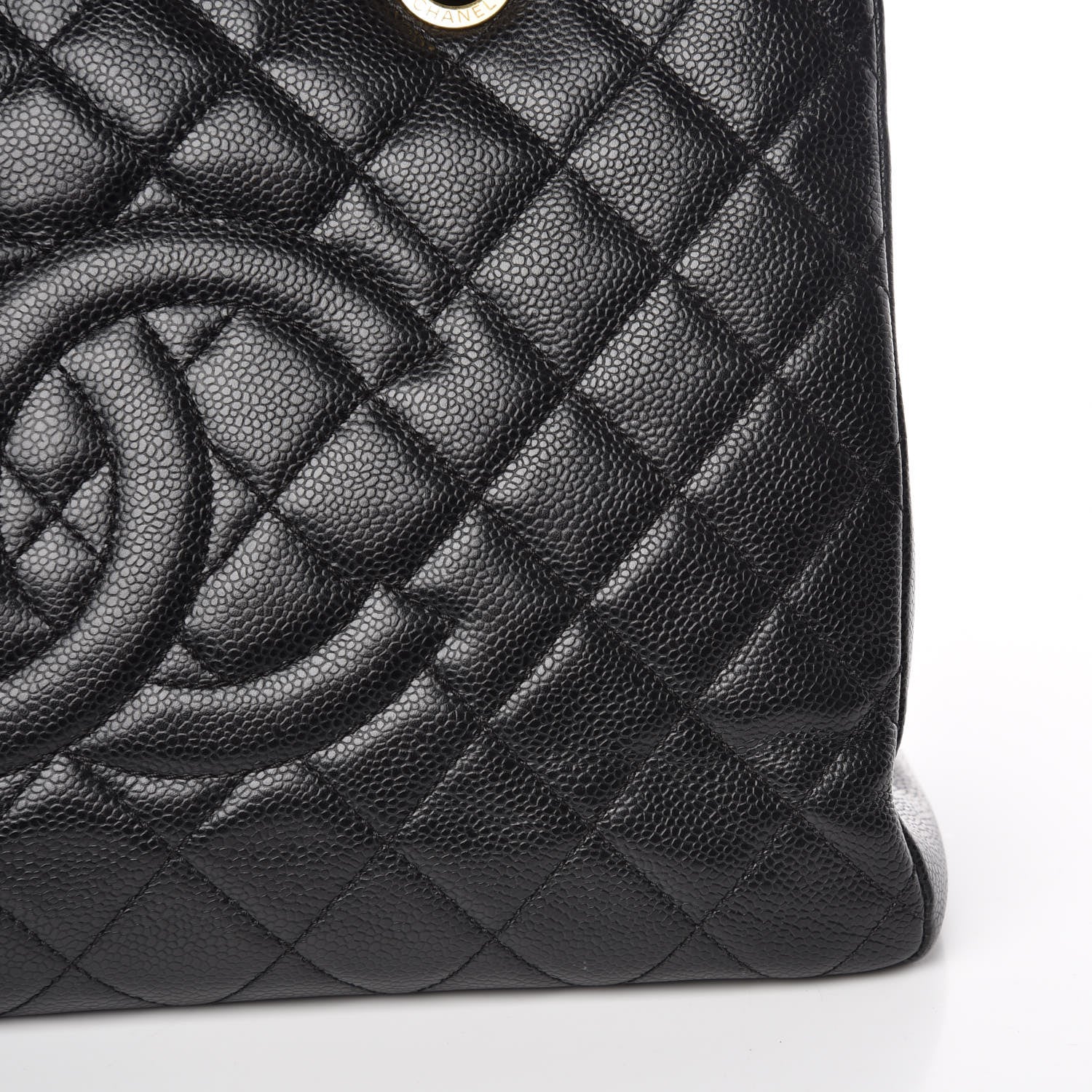 Chanel Caviar Quilted Grand Shopping Tote GST Black 13 of 13