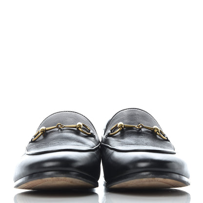 Gucci Lambskin Womens Brixton Horsebit Loafers 38.5 Black 2 of 12