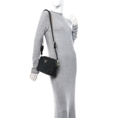 Prada Vitello Daino Soft Camera Crossbody Black 2 of 11