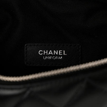 Chanel Calfskin Quilted Waist Belt Bag Black 6 of 10