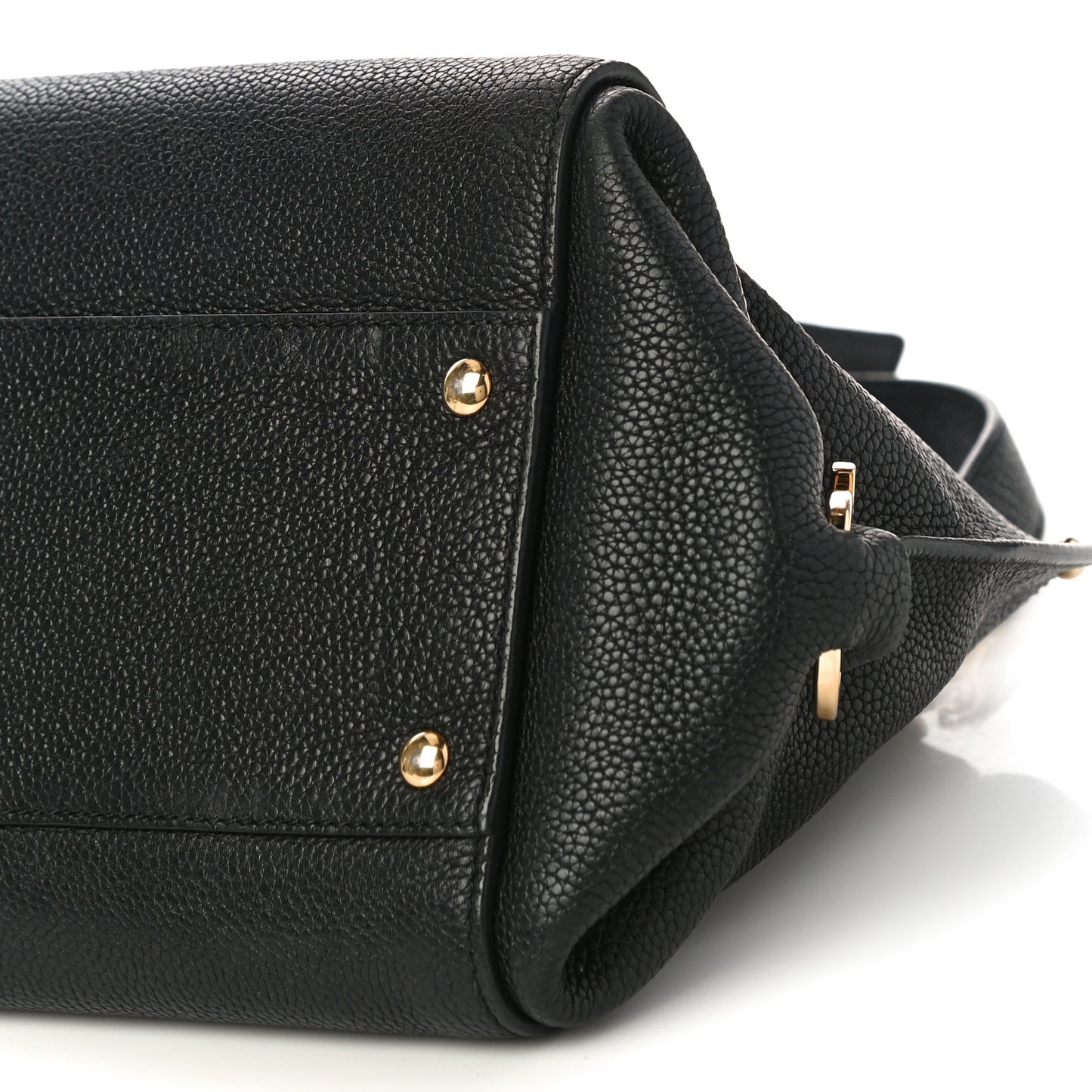 Calfskin Sofia Shoulder Bag Black