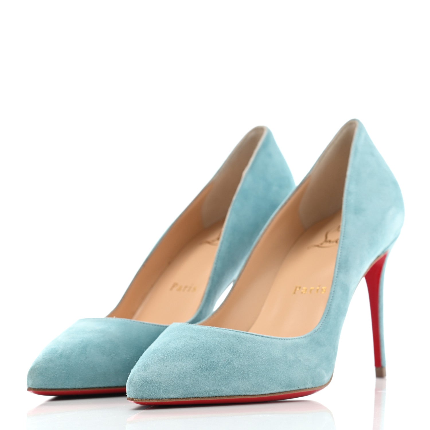 Christian Louboutin Veau Velours Pigalle Follies 85 Pumps 37 Noumea 3 of 9