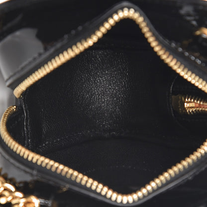 Saint Laurent Patent Small Love Heart Chain Bag Black 5 of 8