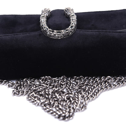 Gucci Velvet Super Mini Dionysus Shoulder Bag Black 12 of 12
