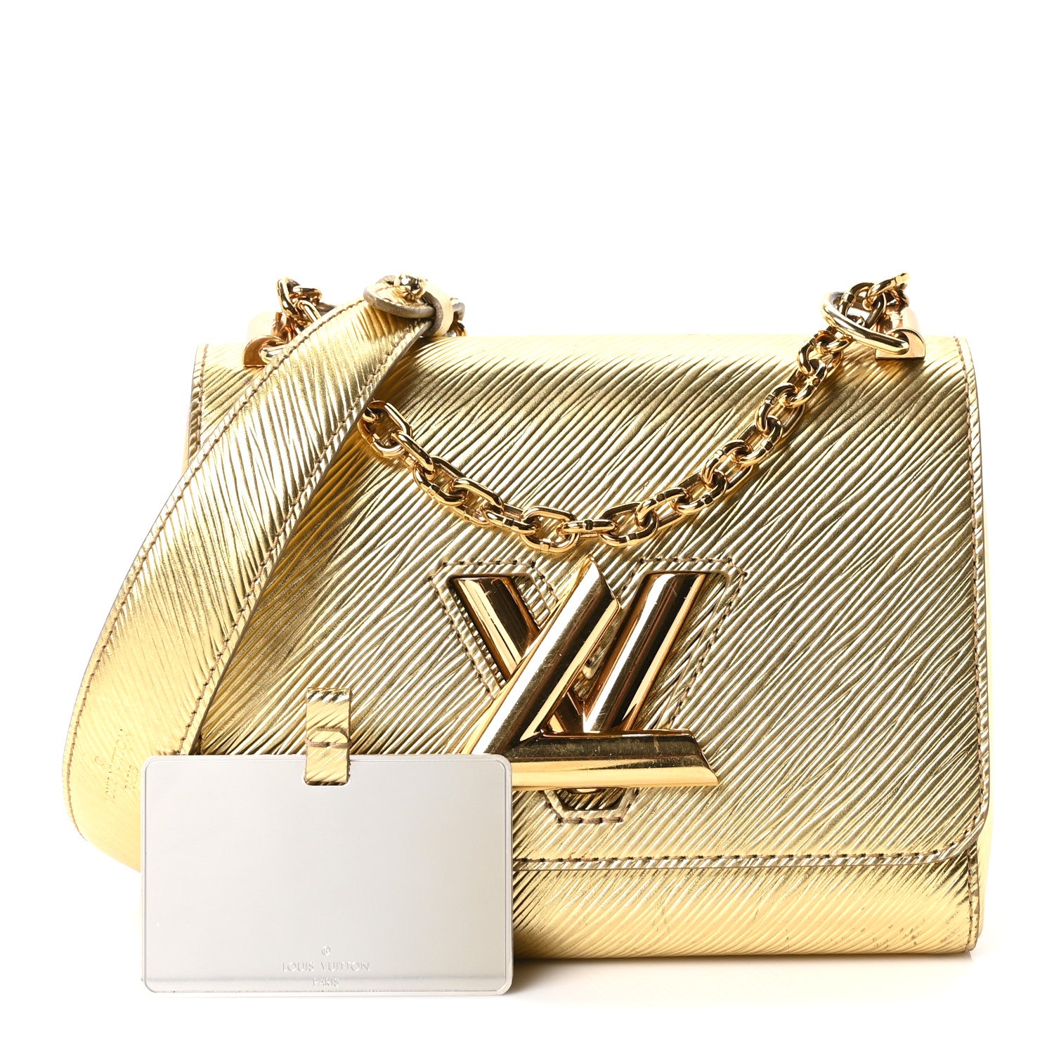 Louis Vuitton Epi Twist Shoulder Bag PM Gold 2 of 9