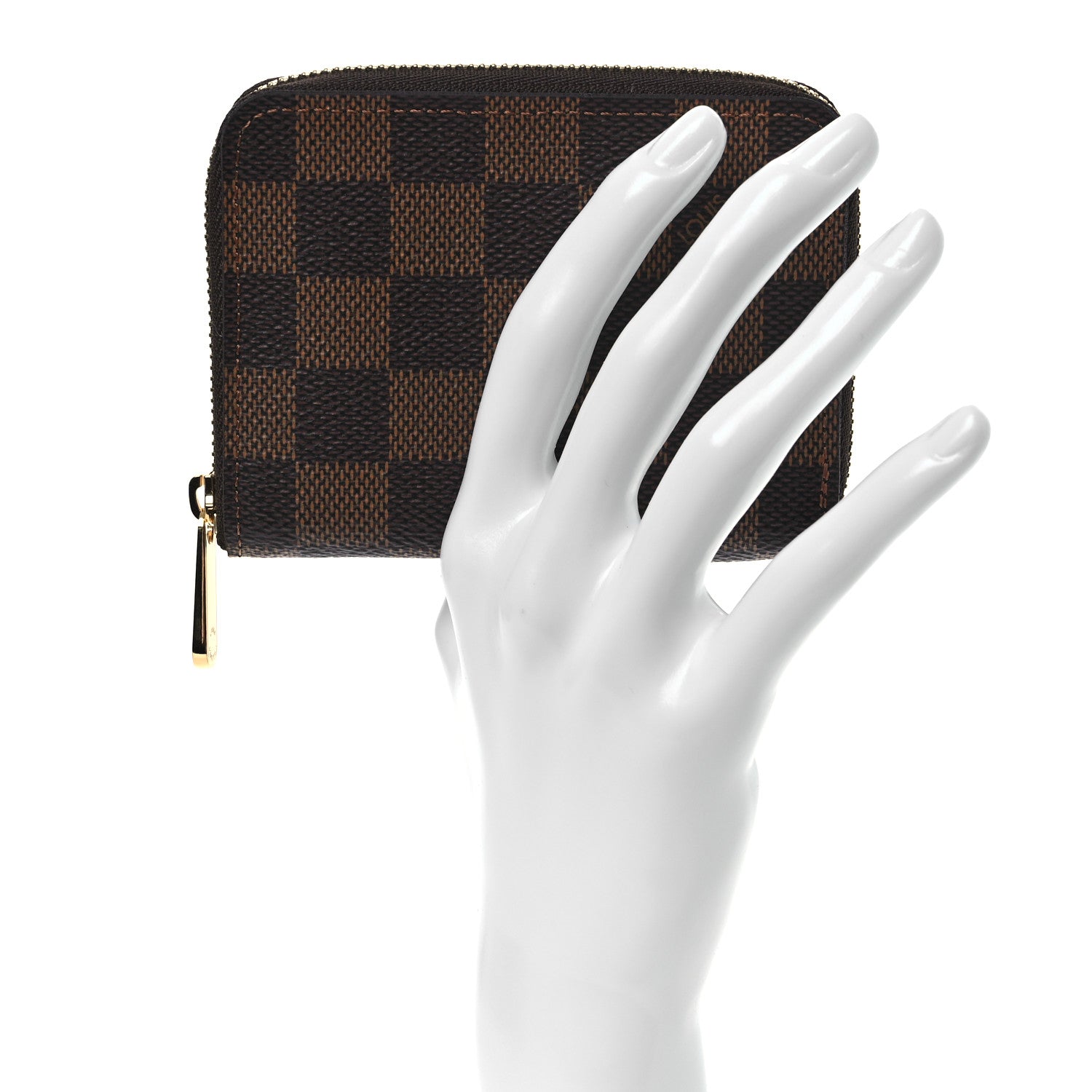 Louis Vuitton Damier Ebene Zippy Coin Purse 2 of 8