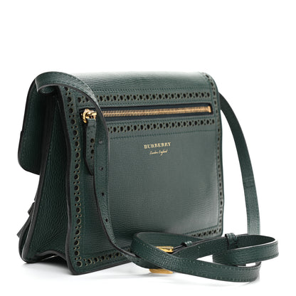 Burberry Grainy Calfskin Broguing Tassel Fringe Small Macken Crossbody Bag Multicolor 3 of 15