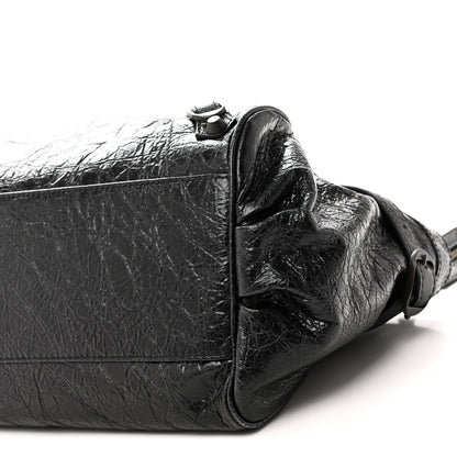 Balenciaga Agneau Arena Classic Hardware East West Le City Black 10 of 10