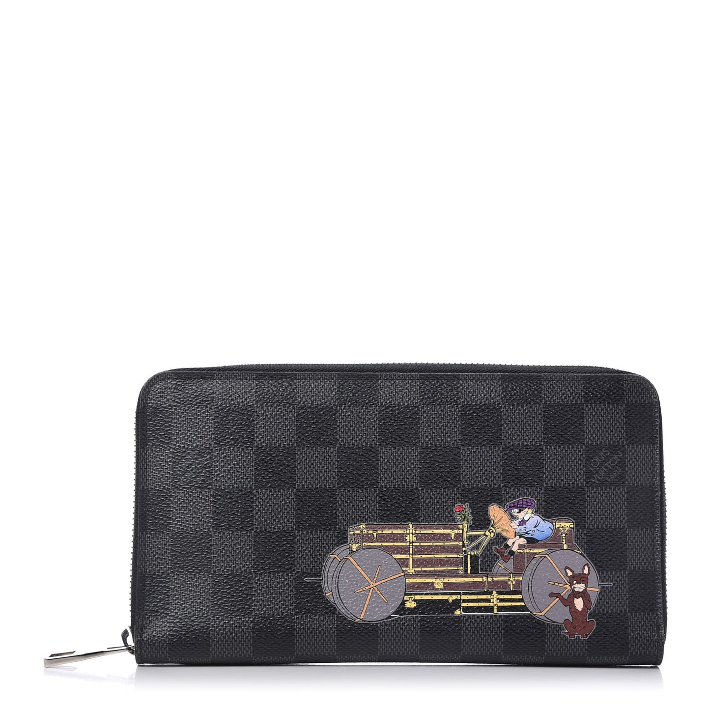 Damier Graphite Illustre Zippy Organizer Wallet