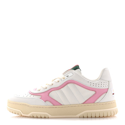 Gucci Calfskin Womens Re-Web Sneakers 35 White Pink 1 of 9