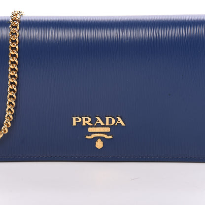 Prada Vitello Move Mini Crossbody Bag Bleuette 9 of 10