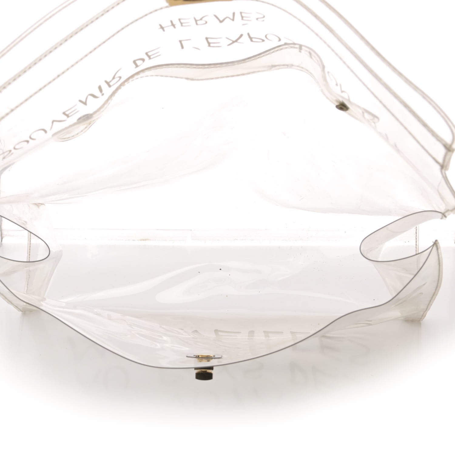 Hermes Vinyl Souvenir De L'Exposition Kelly Transparent 6 of 12