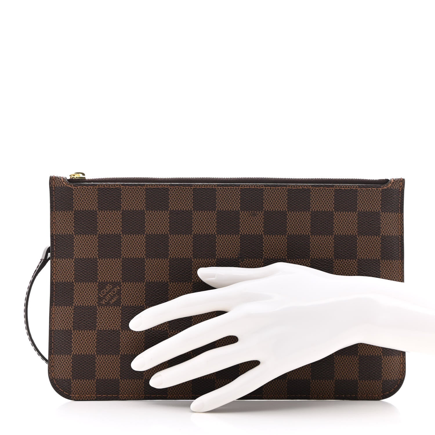Louis Vuitton Damier Ebene Neverfull MM GM Pochette 2 of 8