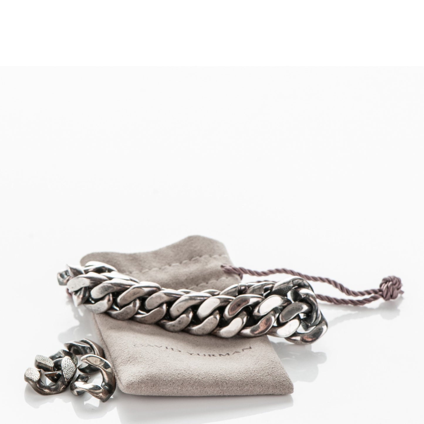Sterling Silver 15mm Curb Chain Bracelet