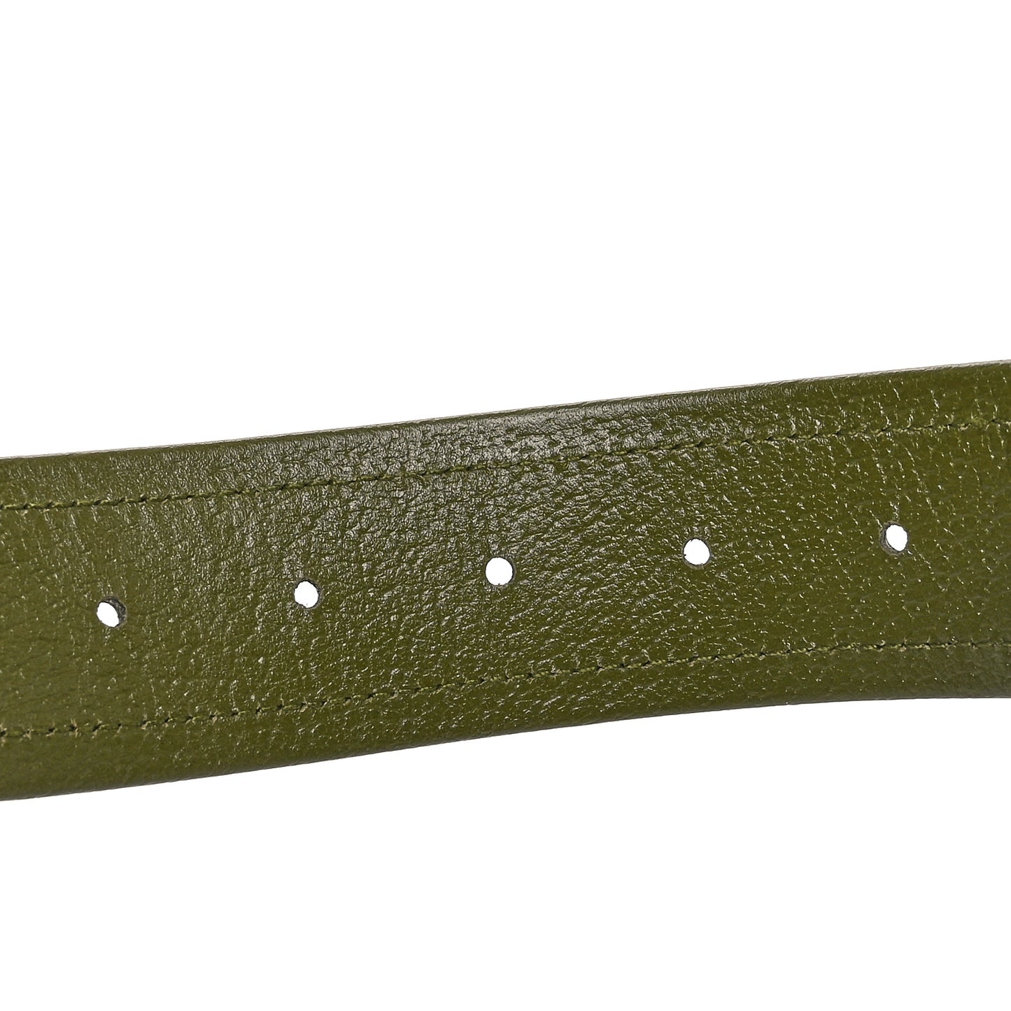 Econyl Nylon Monogram Off The Grid Belt Logo Buckle Belt 80 32 Juniper Green