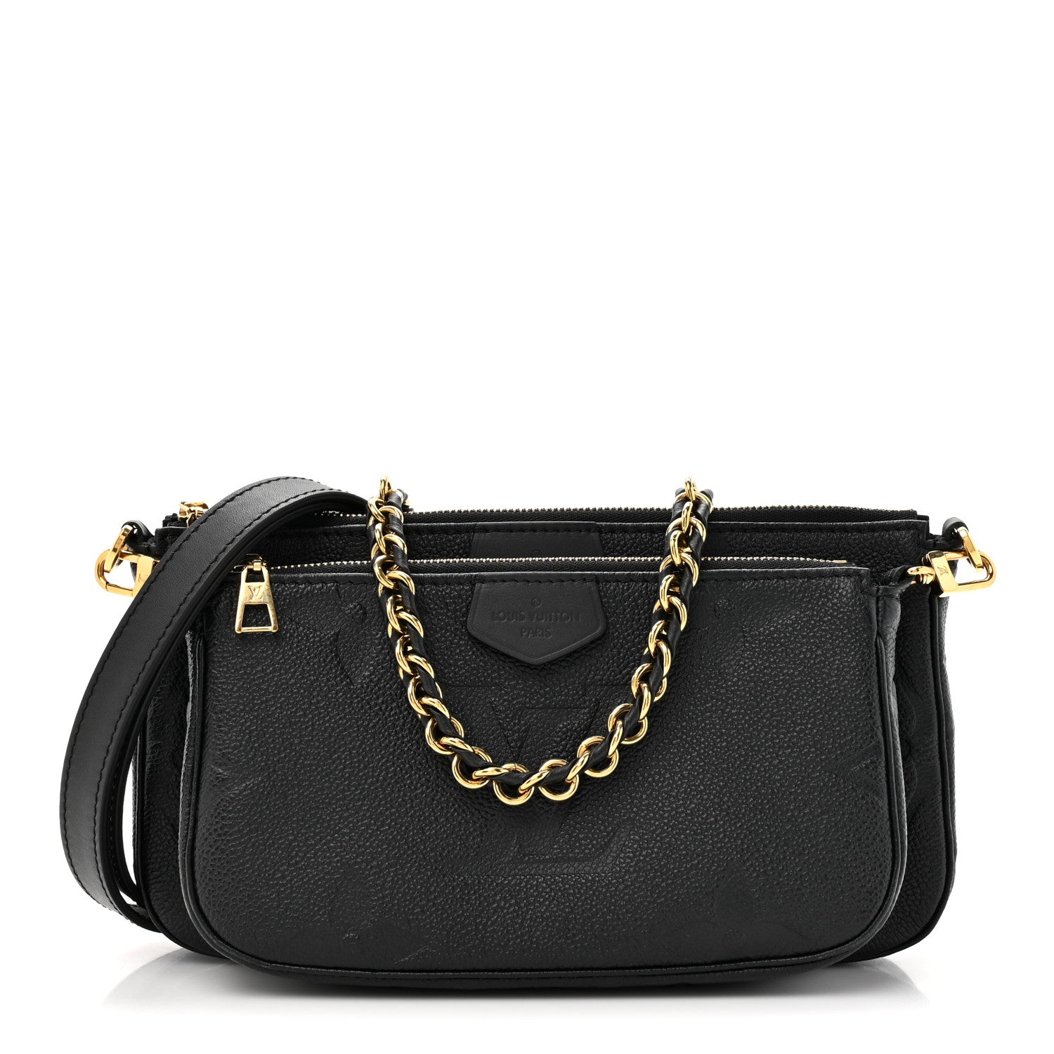 Louis Vuitton Empreinte Monogram Giant Multi Pochette Accessories Black 1 of 10