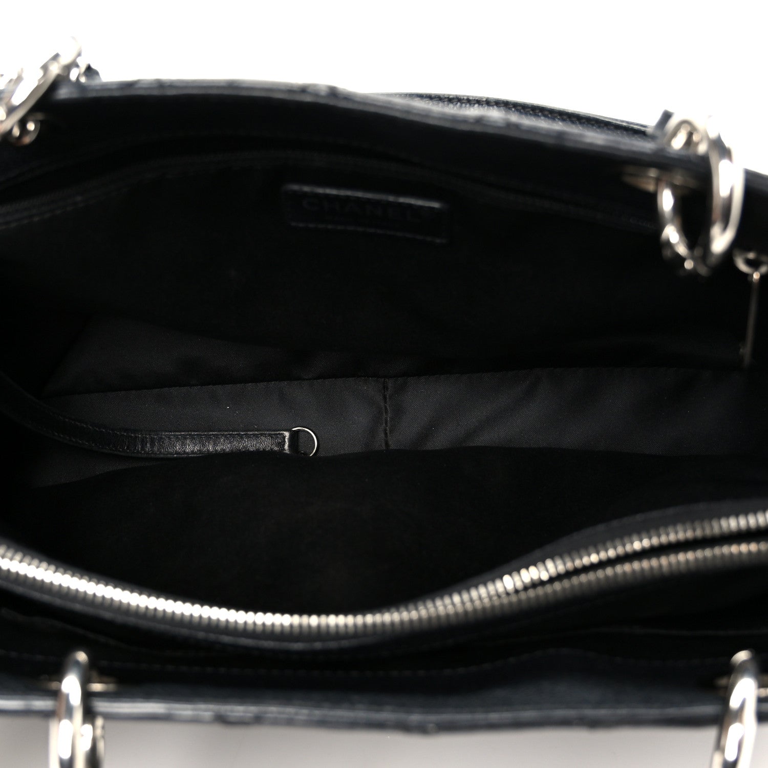 Chanel Caviar Quilted Grand Shopping Tote GST Black 5 of 10
