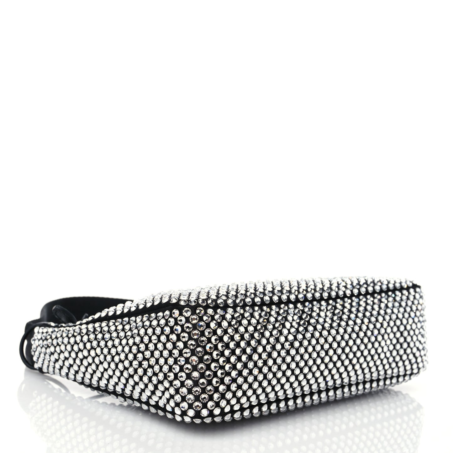 Satin Crystal Mini Re-Edition 2000 Bag Cristal