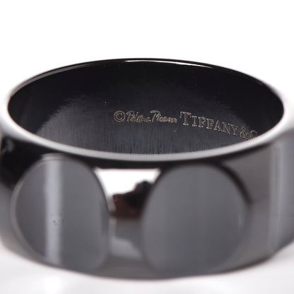 Tiffany Titanium Paloma's Groove Ring 63 10.5 5 of 6