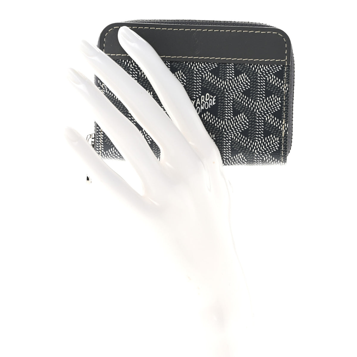 Goyard Goyardine Compact Wallet Grey 2 of 7