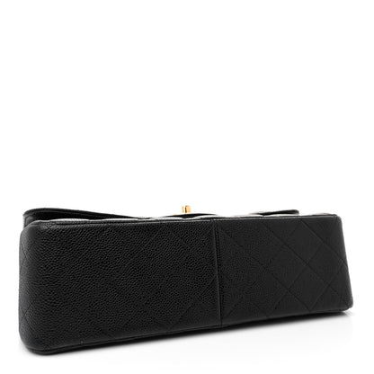 Chanel Caviar Quilted Jumbo Double Flap Black 4 of 11