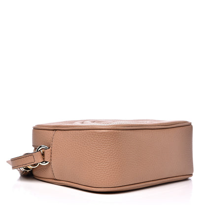 Gucci Pebbled Calfskin Small Soho Disco Bag Rose Beige 3 of 10