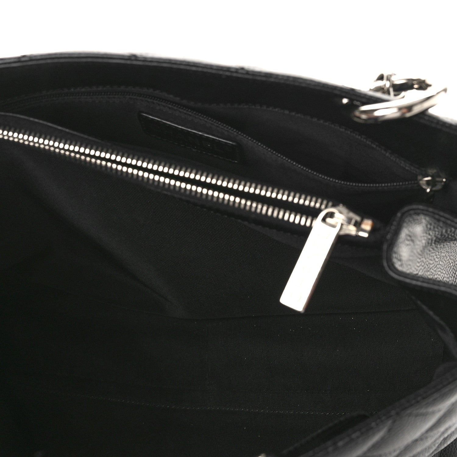 Chanel Caviar Quilted Grand Shopping Tote GST Black 6 of 10