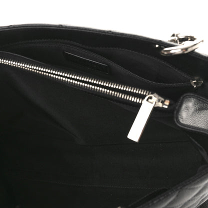Chanel Caviar Quilted Grand Shopping Tote GST Black 6 of 10