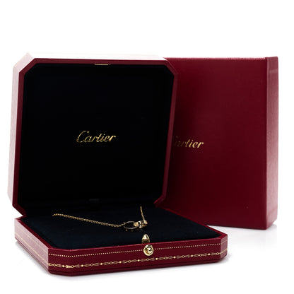 Cartier 18K Yellow Gold Interlocking LOVE Necklace 6 of 6