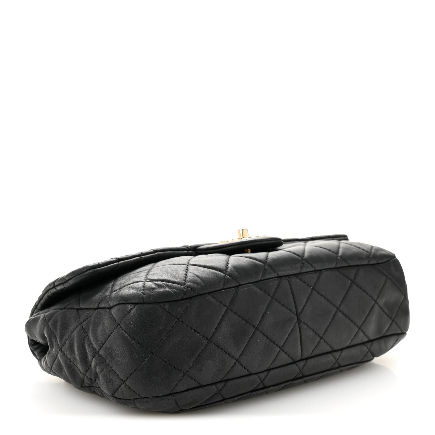 Chanel Lambskin Quilted Medium Precious Jewel Single Flap Black 4 of 13
