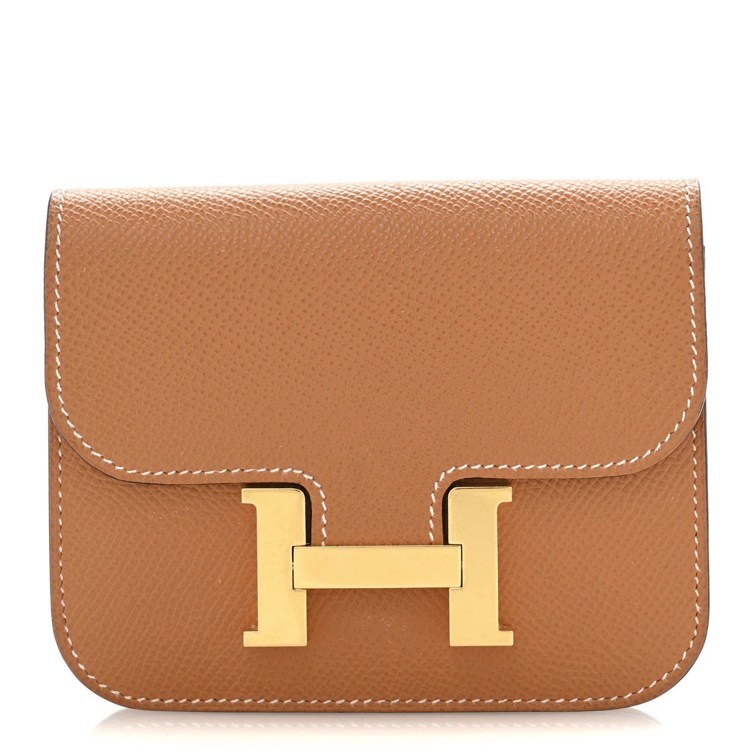 Hermes Epsom Constance Slim Wallet Toffee 1 of 10