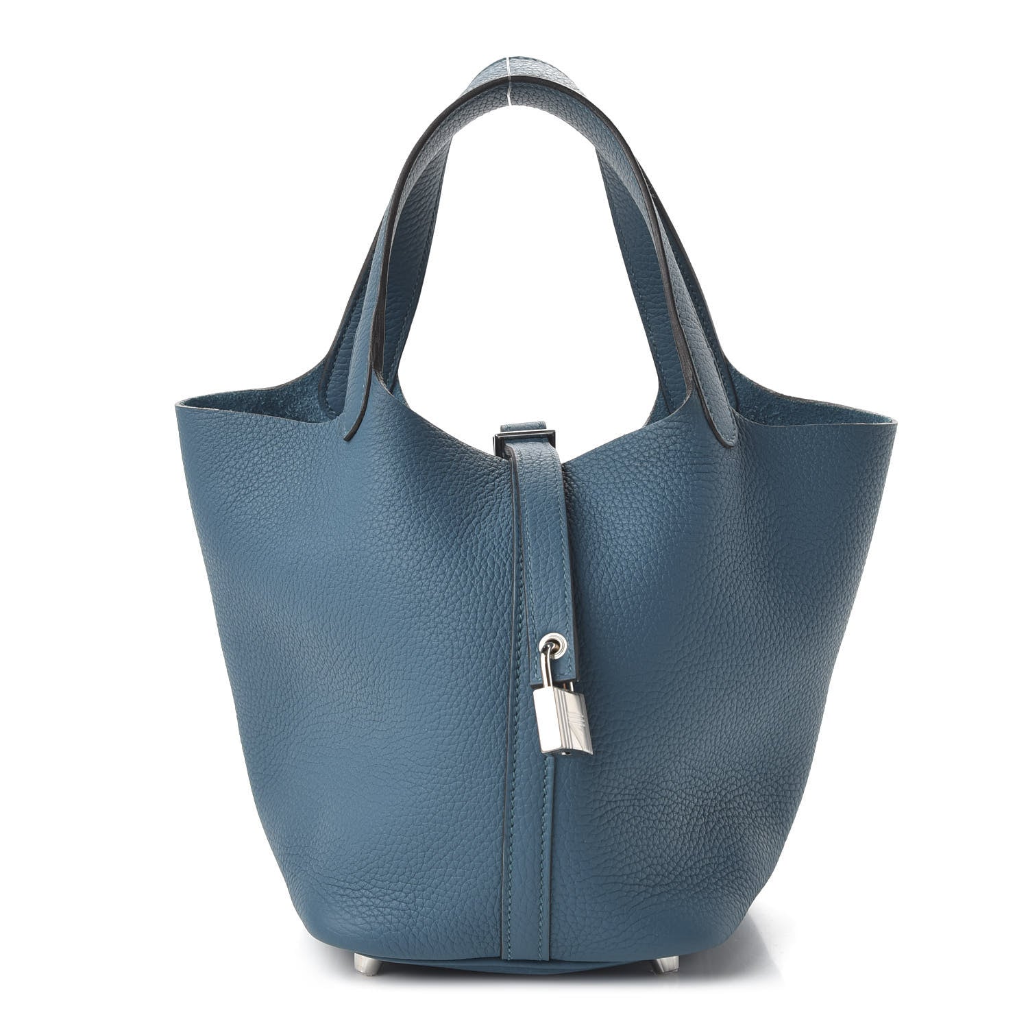Hermes Taurillon Clemence Picotin Lock 18 PM Vert Bosphore 1 of 10