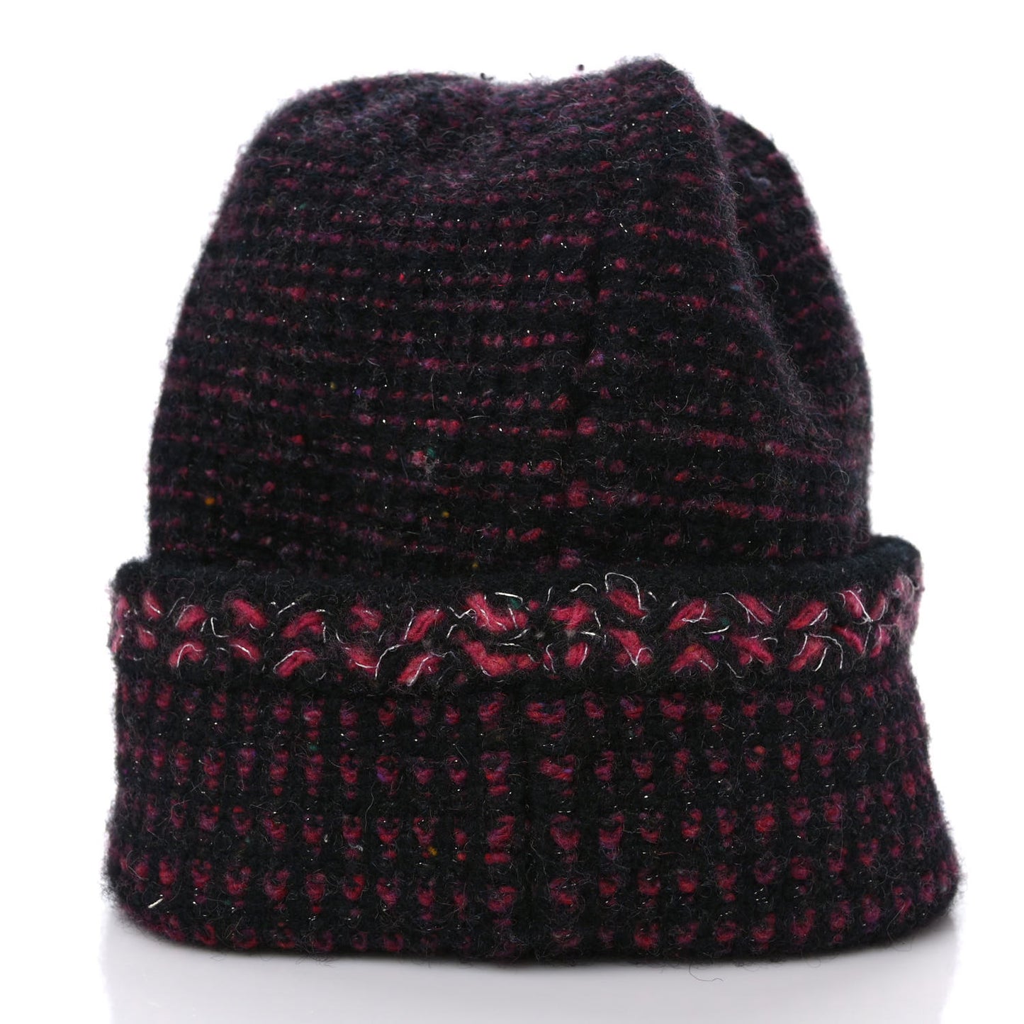 Cashmere CC Beanie Hat Pink Multicolor