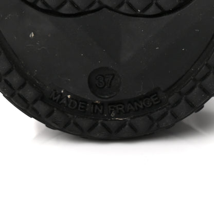 Chanel Caoutchouk CC High Boots 37 Black 7 of 10