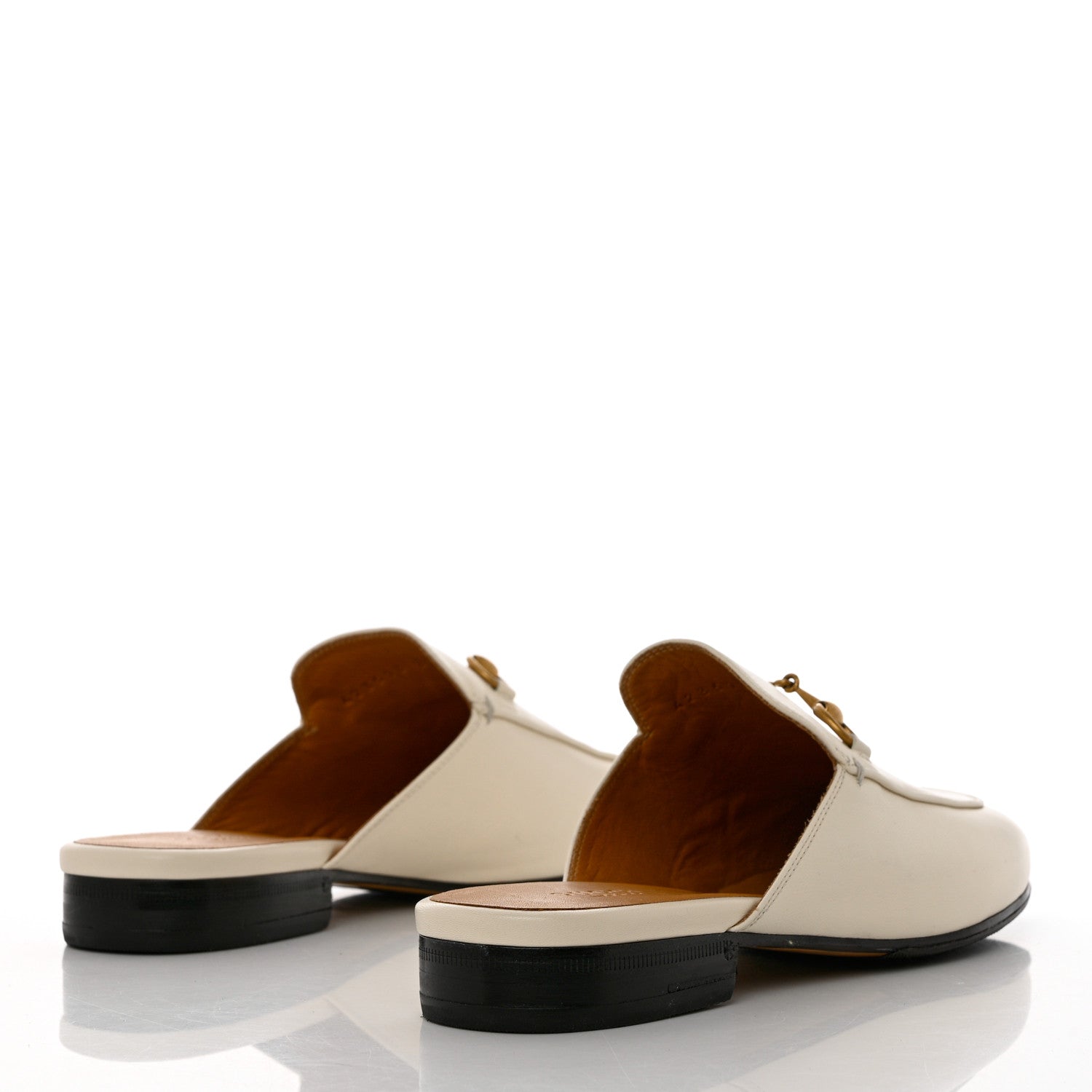 Gucci Malaga Kid Womens Princetown Slippers 37.5 Mystic White 4 of 11