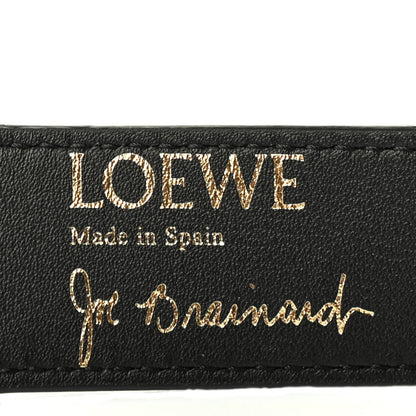 Loewe X JOE BRAINARD Calfskin Words Print Thin Strap Black 3 of 4