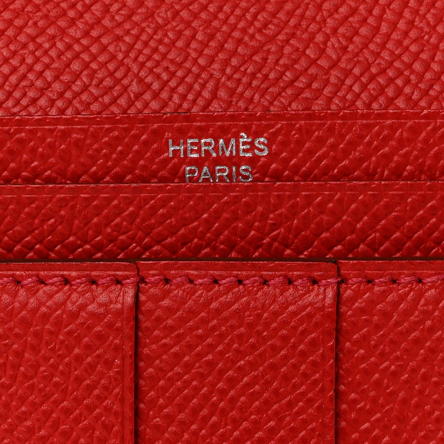 Epsom Bearn Gusset Wallet Rouge Casaque