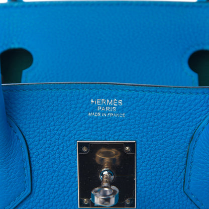 Hermes Togo Birkin 30 Bleu Zanzibar Malachite 14 of 15