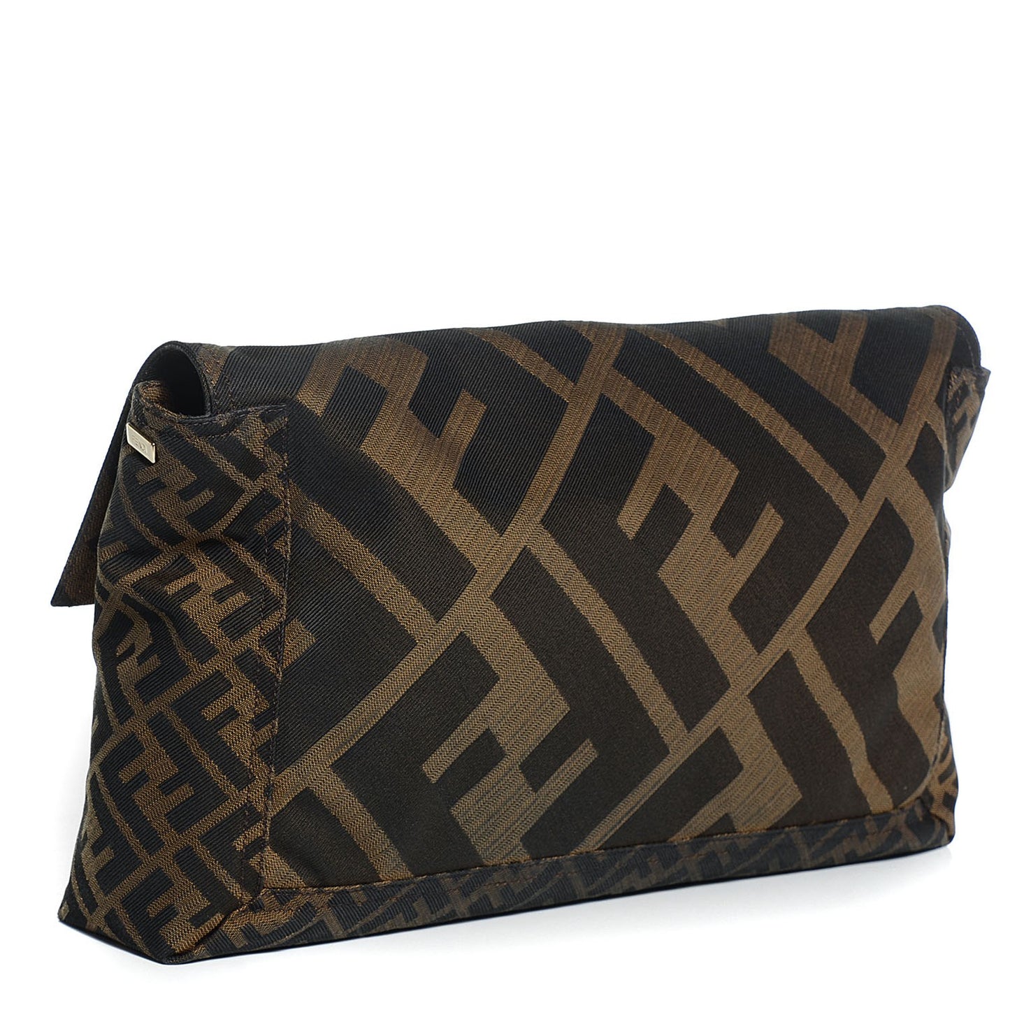 Fabric Macro FF Diagonal Large Convertible Baguette Tobacco