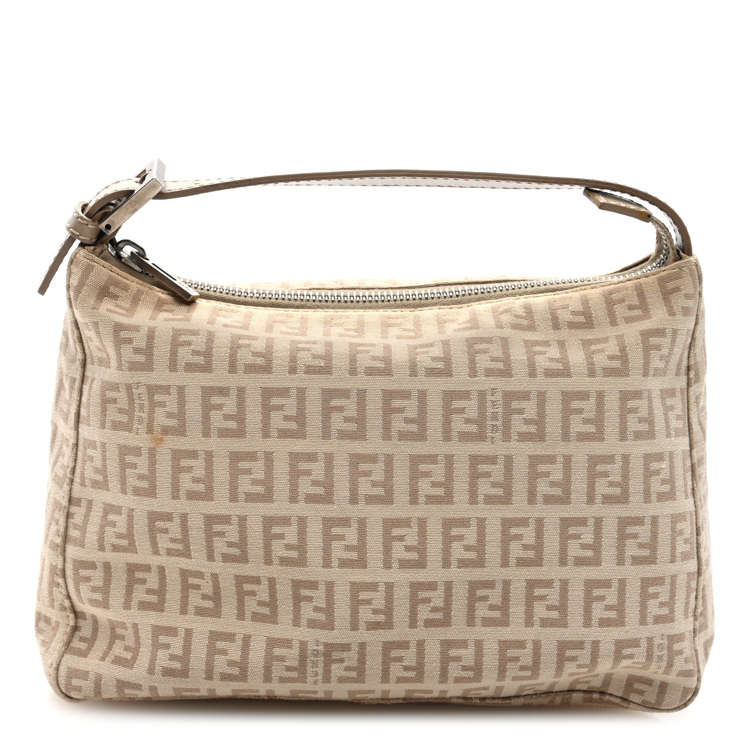 Fendi Zucchino Mini Pochette Tortora Pietra 1 of 7