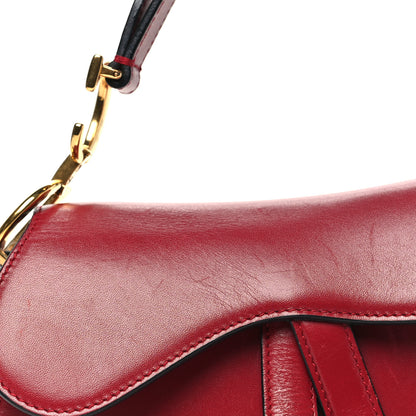 Christian Dior Calfskin Mini Saddle Bag Red 8 of 13
