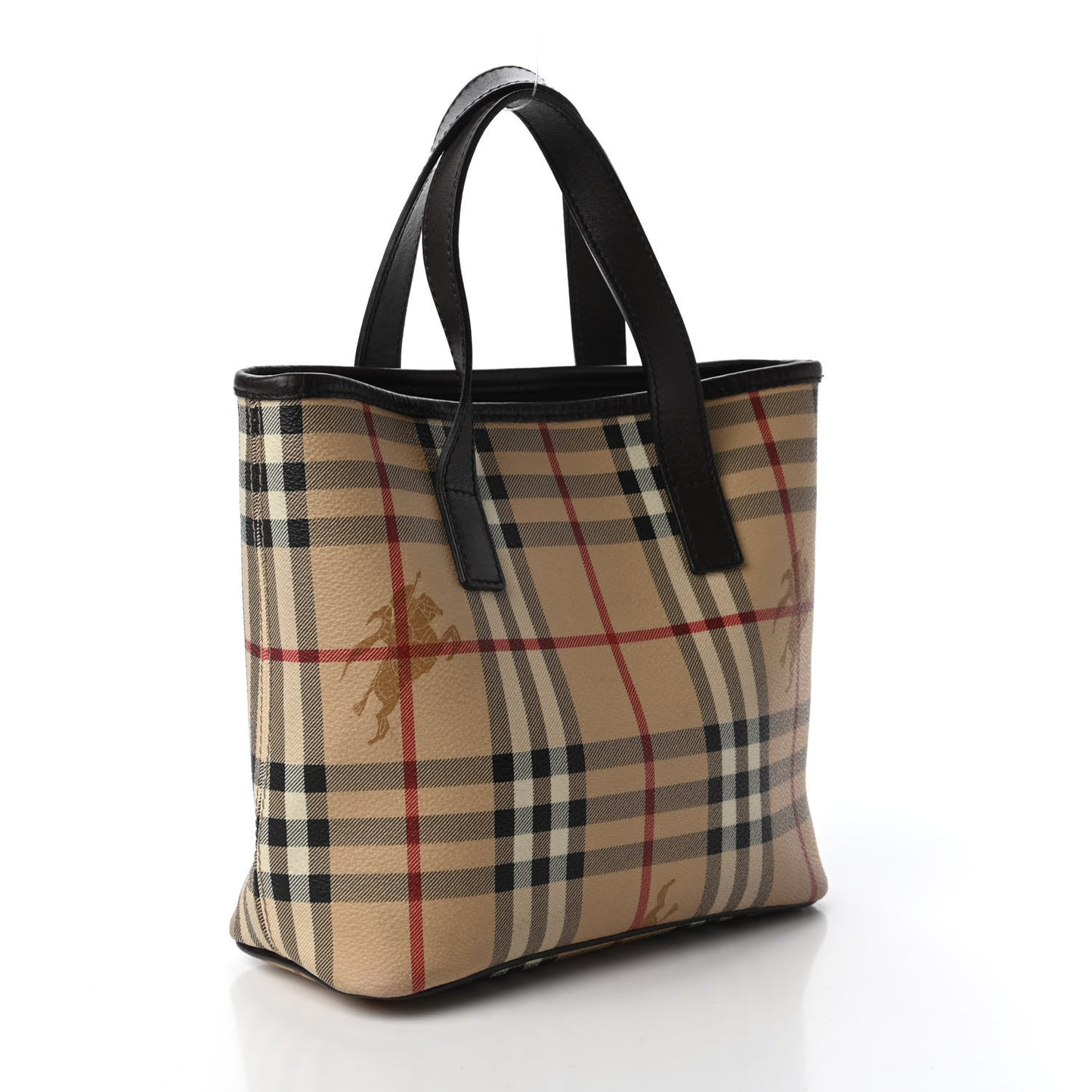 Haymarket Check Small Tote Chocolate